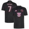 Rodrigo De Paul Inter Miami CF adidas 2026 Presagio Replica Jersey - Black - Front View