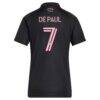Rodrigo De Paul Inter Miami CF adidas Women's 2026 Presagio Replica Jersey - Black - Detail View