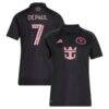 Rodrigo De Paul Inter Miami CF adidas Women's 2026 Presagio Replica Jersey - Black - Front View