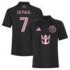 Rodrigo De Paul Inter Miami CF adidas Youth 2026 Presagio Replica Jersey - Black - Front View