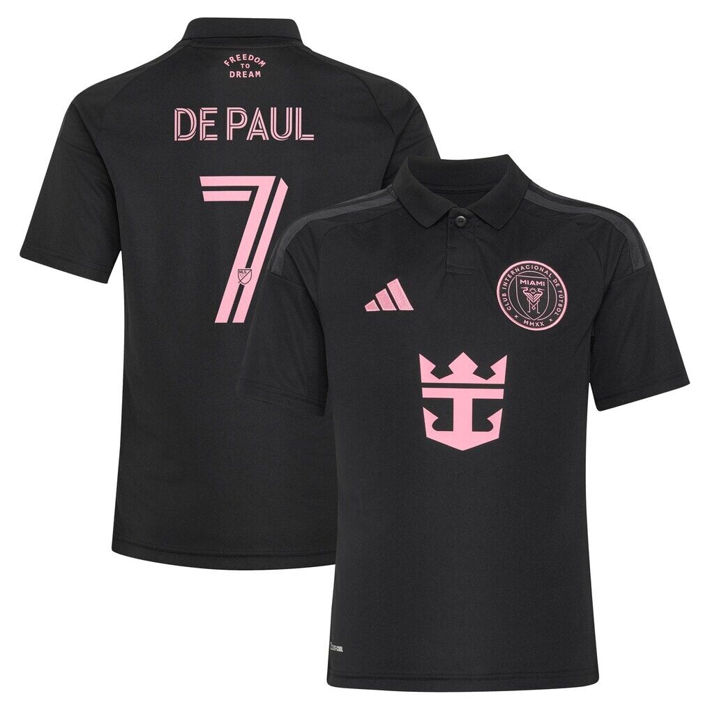 Rodrigo De Paul Inter Miami CF adidas Youth 2026 Presagio Replica Jersey