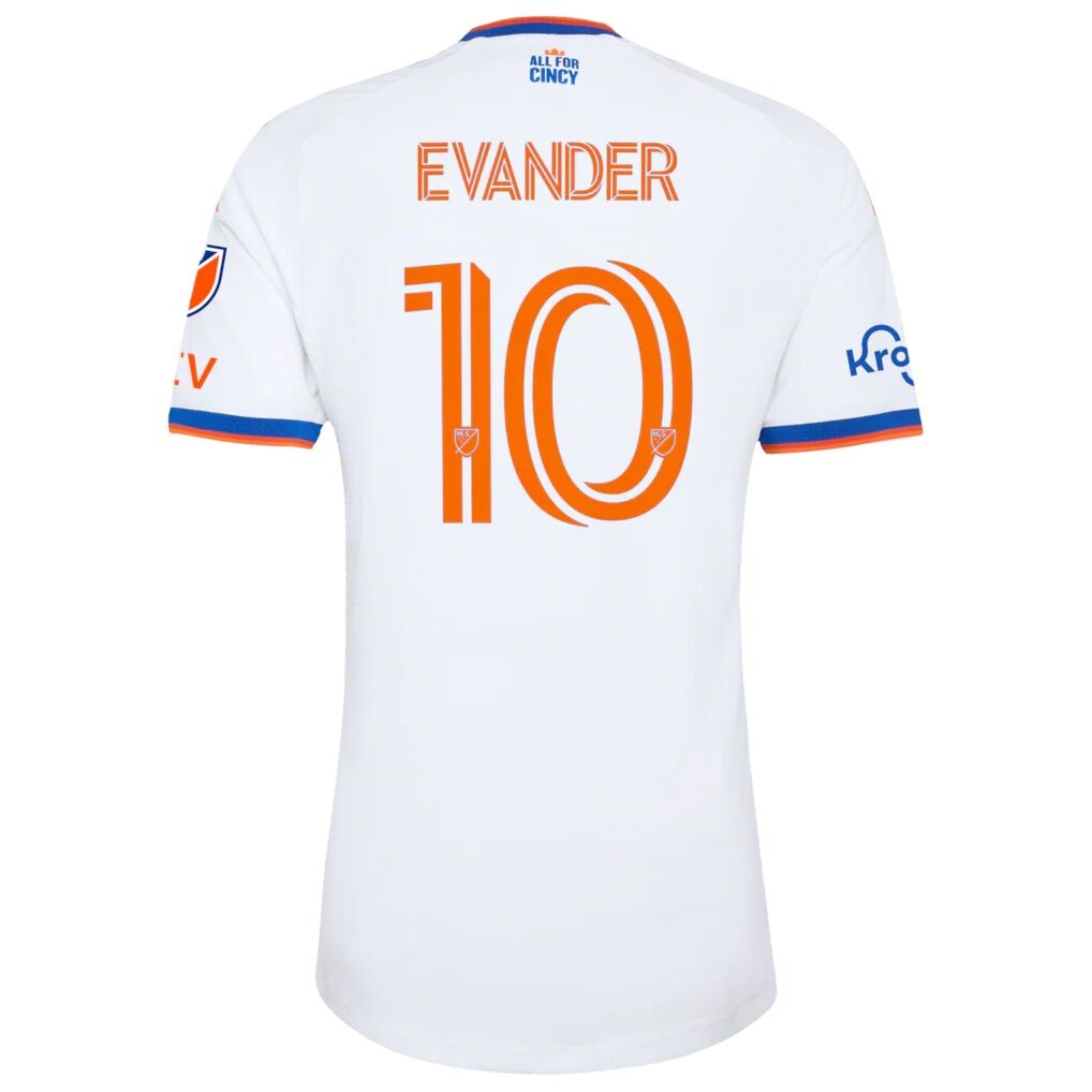 Evander da Silva Ferreira FC Cincinnati adidas 2026 The Seven Hills Kit On-Field Authentic Patch Jersey