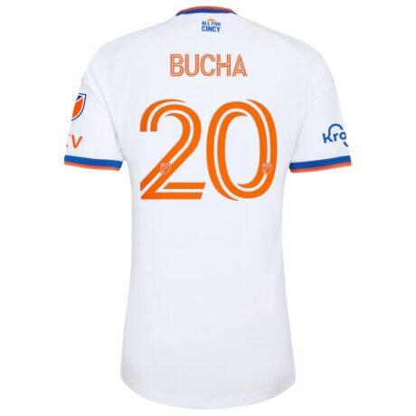 Pavel Bucha FC Cincinnati adidas 2026 The Seven Hills Kit On-Field Authentic Patch Jersey - White - Front View