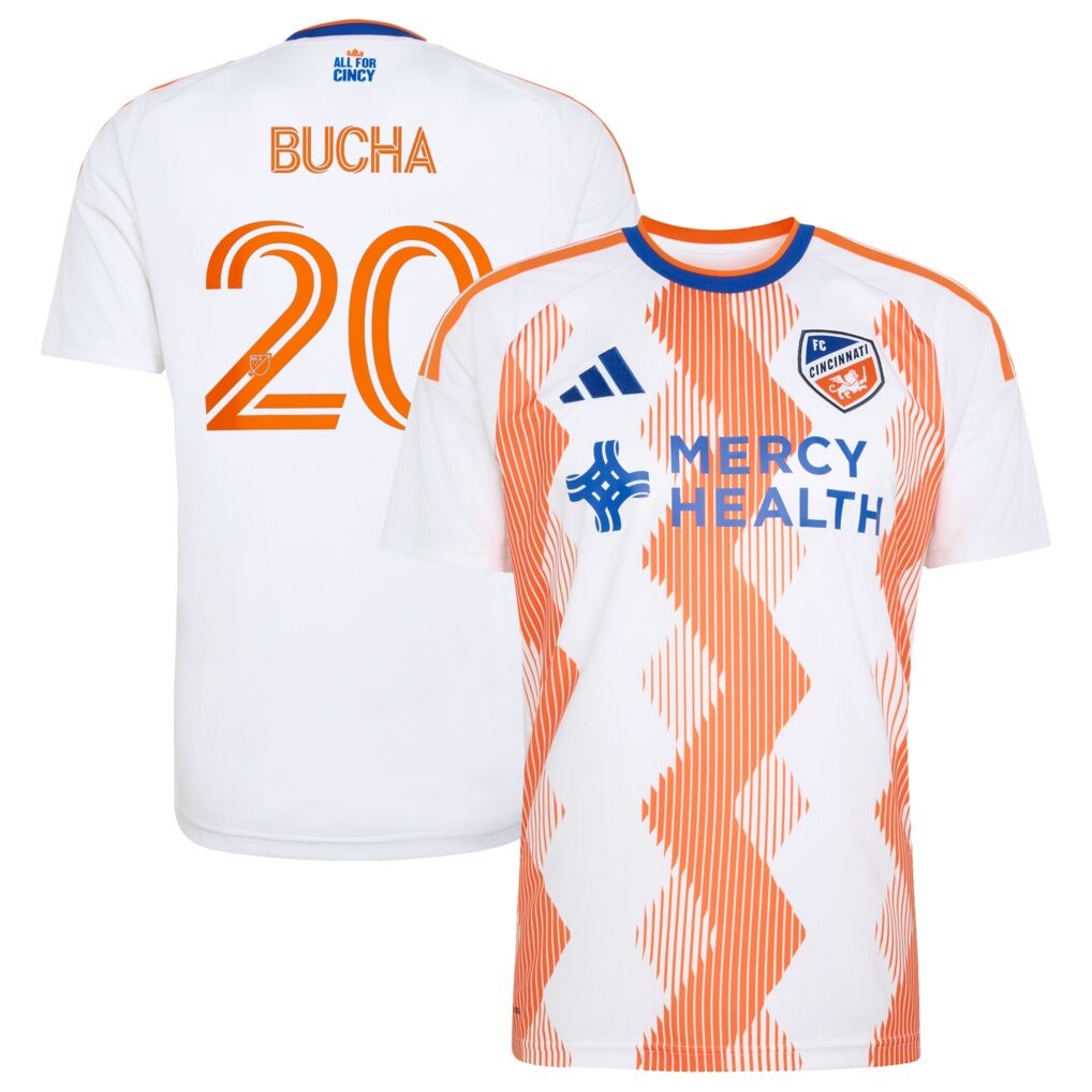 Pavel Bucha FC Cincinnati adidas 2026 The Seven Hills Kit Replica Jersey
