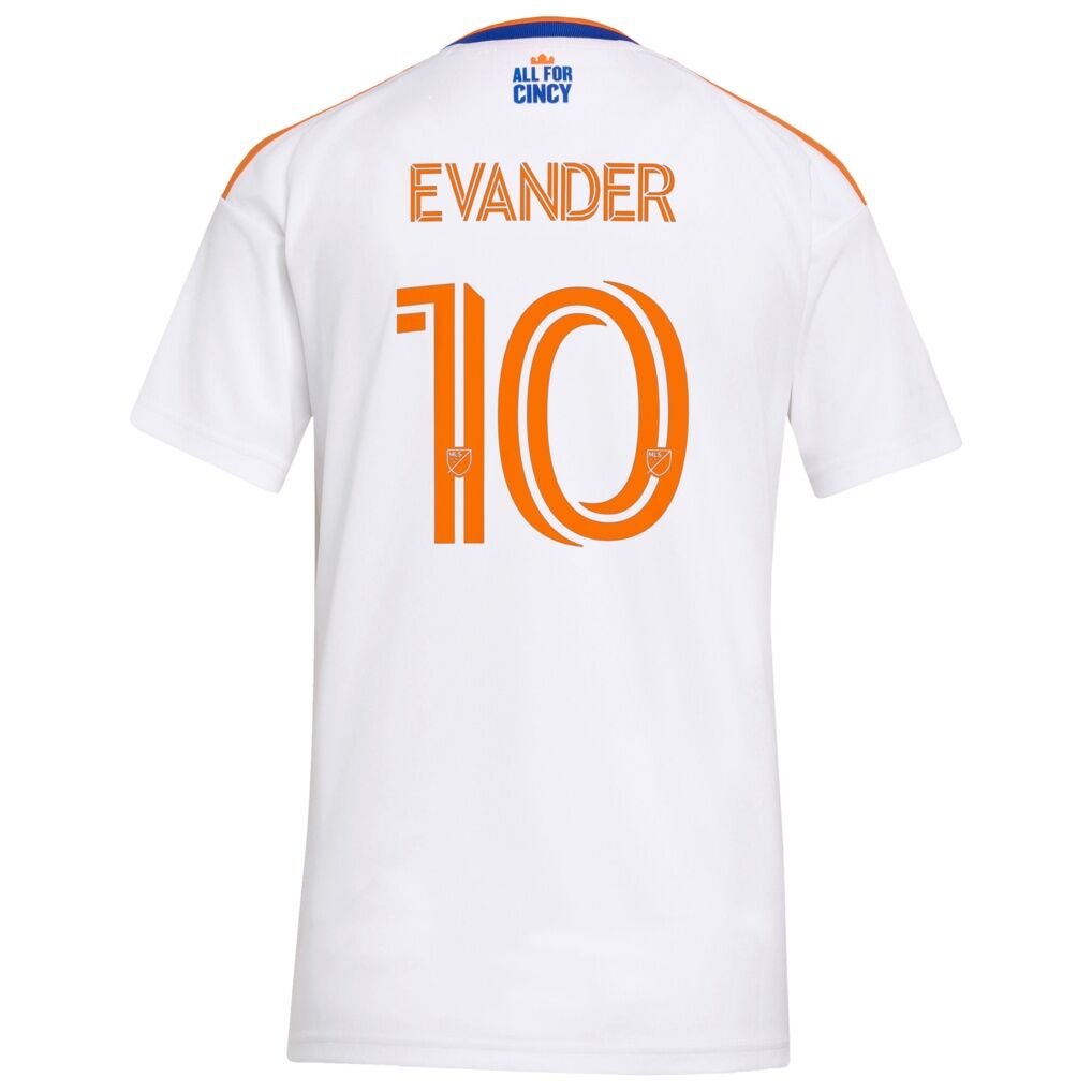 Evander da Silva Ferreira FC Cincinnati adidas Women's 2026 The Seven Hills Kit Replica Jersey