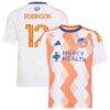 Miles Robinson FC Cincinnati adidas Youth 2026 The Seven Hills Kit Replica Jersey - White - Front View