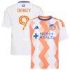 Kévin Denkey FC Cincinnati adidas Youth 2026 The Seven Hills Kit Replica Jersey - White - Front View