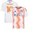 Evander da Silva Ferreira FC Cincinnati adidas Youth 2026 The Seven Hills Kit Replica Jersey - White - Front View