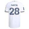 Joseph Paintsil LA Galaxy adidas 2026 The VeloCITY Kit On-Field Authentic Patch Jersey - White - Detail View