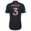 Sergio Reguilón Inter Miami CF adidas 2026 Presagio On-Field Authentic Patch Jersey - Black - Detail View