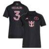 Sergio Reguilón Inter Miami CF adidas Women's 2026 Presagio Replica Jersey - Black - Front View