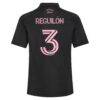 Sergio Reguilón Inter Miami CF adidas Youth 2026 Presagio Replica Jersey - Black - Detail View