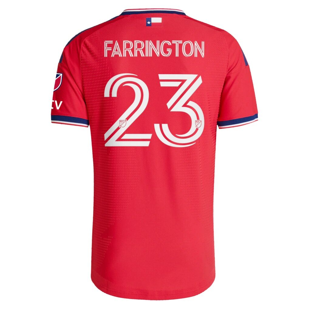 Logan Farrington FC Dallas adidas 2026 DNA Kit On-Field Authentic Patch Jersey