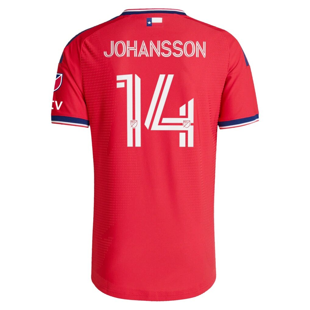Herman Johansson FC Dallas adidas 2026 DNA Kit On-Field Authentic Patch Jersey