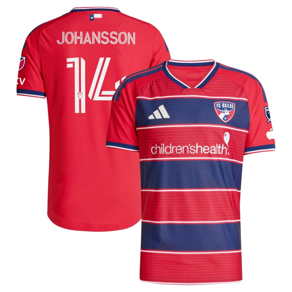 Herman Johansson FC Dallas adidas 2026 DNA Kit On-Field Authentic Patch Jersey