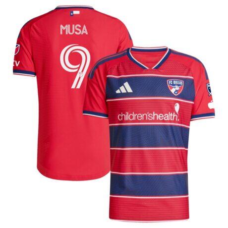 Petar Musa FC Dallas adidas 2026 DNA Kit On-Field Authentic Patch Jersey - Red - Front View