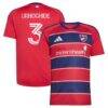 Osaze Urhoghide FC Dallas adidas 2026 DNA Kit Replica Jersey - Red - Front View