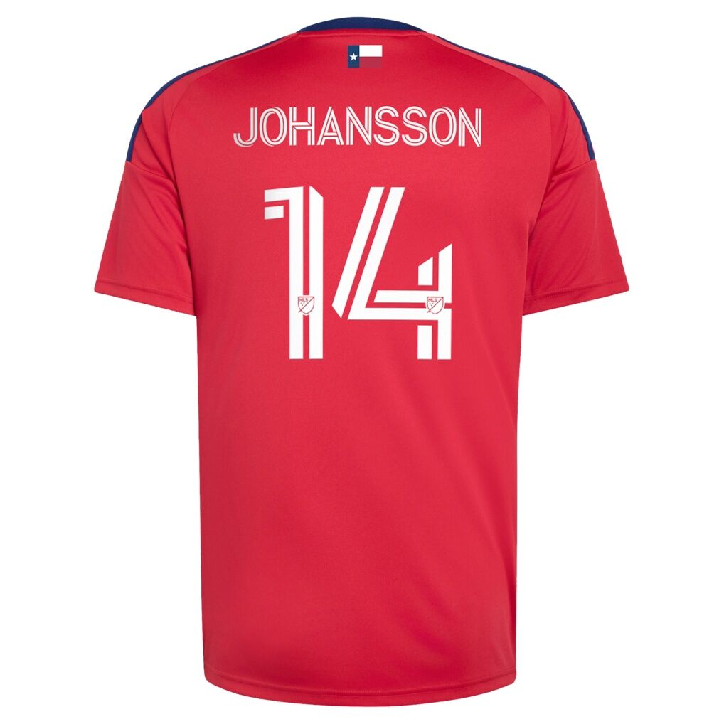 Herman Johansson FC Dallas adidas 2026 DNA Kit Replica Jersey