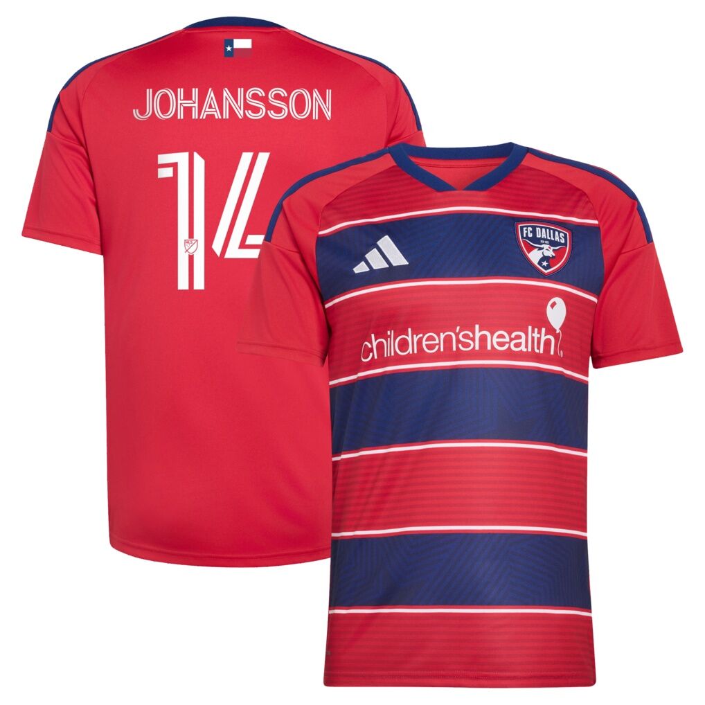 Herman Johansson FC Dallas adidas 2026 DNA Kit Replica Jersey