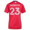 Logan Farrington FC Dallas adidas Women's 2026 DNA Kit Replica Jersey - Red - Detail View