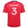 Osaze Urhoghide FC Dallas adidas Youth 2026 DNA Kit Replica Jersey - Red - Detail View