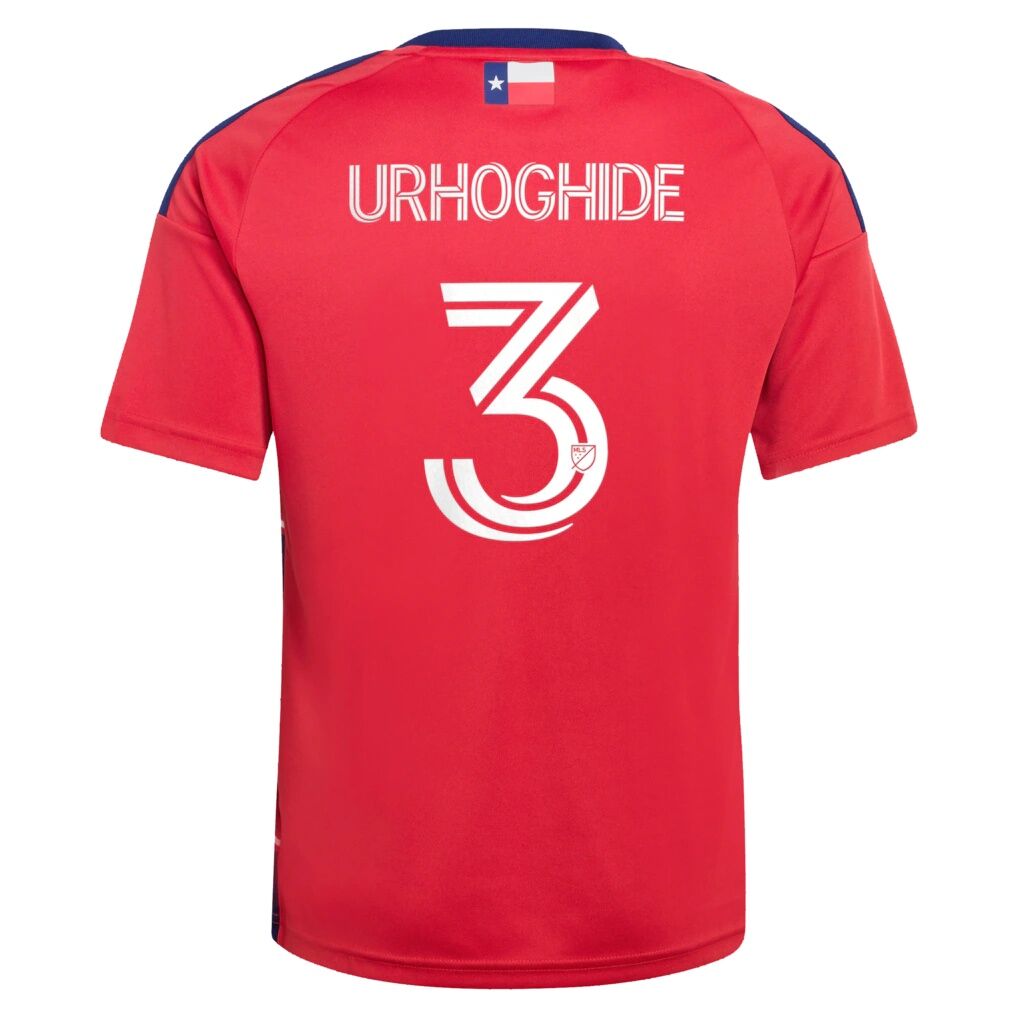 Osaze Urhoghide FC Dallas adidas Youth 2026 DNA Kit Replica Jersey