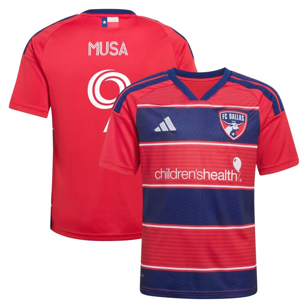 Petar Musa FC Dallas adidas Youth 2026 DNA Kit Replica Jersey