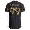 Denis Bouanga LAFC adidas 2026 2026 Primary Kit On-Field Authentic Patch Jersey - Black - Detail View