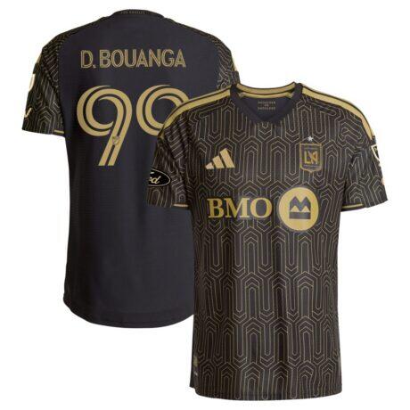 Denis Bouanga LAFC adidas 2026 2026 Primary Kit On-Field Authentic Patch Jersey - Black - Front View