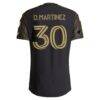 David Martínez LAFC adidas 2026 2026 Primary Kit On-Field Authentic Patch Jersey - Black - Detail View
