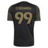 Denis Bouanga LAFC adidas 2026 Primary Kit Replica Jersey - Black - Detail View