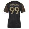 Denis Bouanga LAFC adidas Women's 2026 Primary Kit Replica Jersey - Black - Detail View