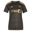 David Martínez LAFC adidas Women's 2026 Primary Kit Replica Jersey - Black - Side View