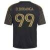 Denis Bouanga LAFC adidas Youth 2026 Primary Kit Replica Jersey - Black - Detail View