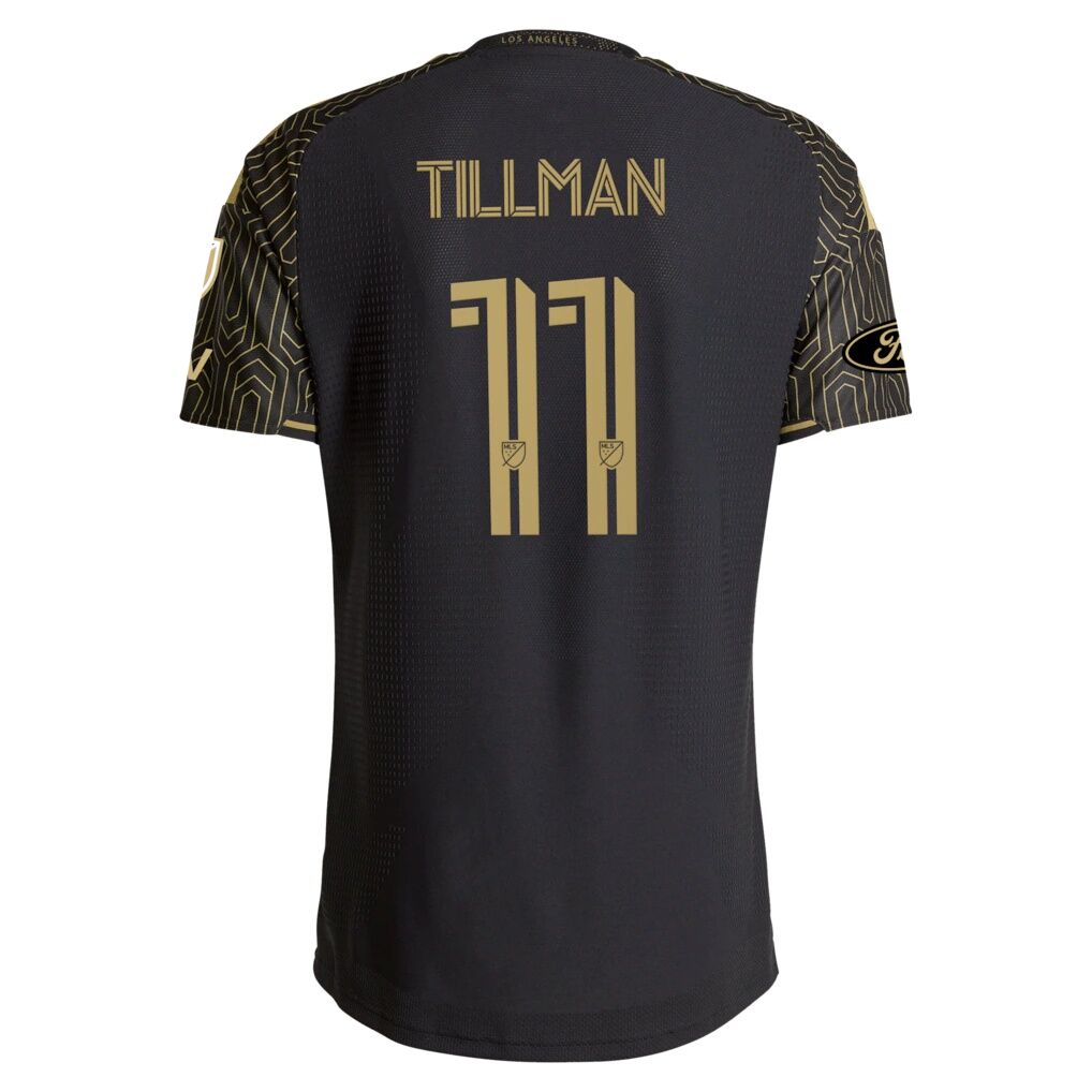Timothy Tillman LAFC adidas 2026 2026 Primary Kit On-Field Authentic Patch Jersey