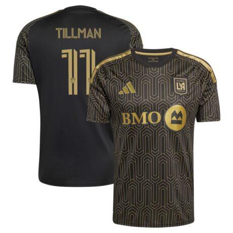 Timothy Tillman LAFC adidas 2026 Primary Kit Replica Jersey - Black - Front View