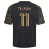 Timothy Tillman LAFC adidas Youth 2026 Primary Kit Replica Jersey - Black - Detail View