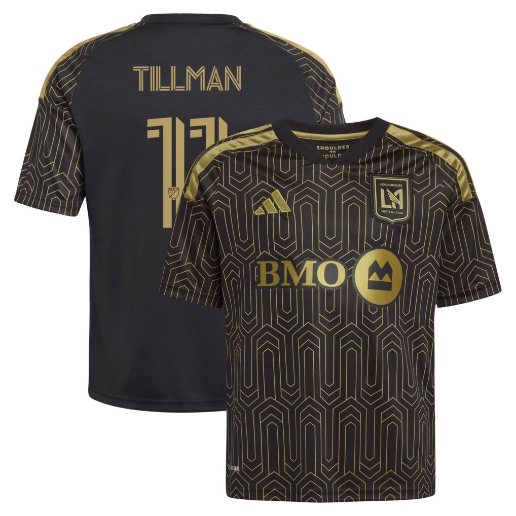 Timothy Tillman LAFC adidas Youth  2026 Primary Kit Replica Jersey
