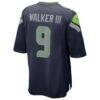 Kenneth Walker III Seattle Seahawks Nike Super Bowl LX Patch Game Jersey - - Detail View