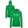 St. Louis Blues Levelwear Women's St. Patrick's Day Slender Raglan Hoodie - - Front View