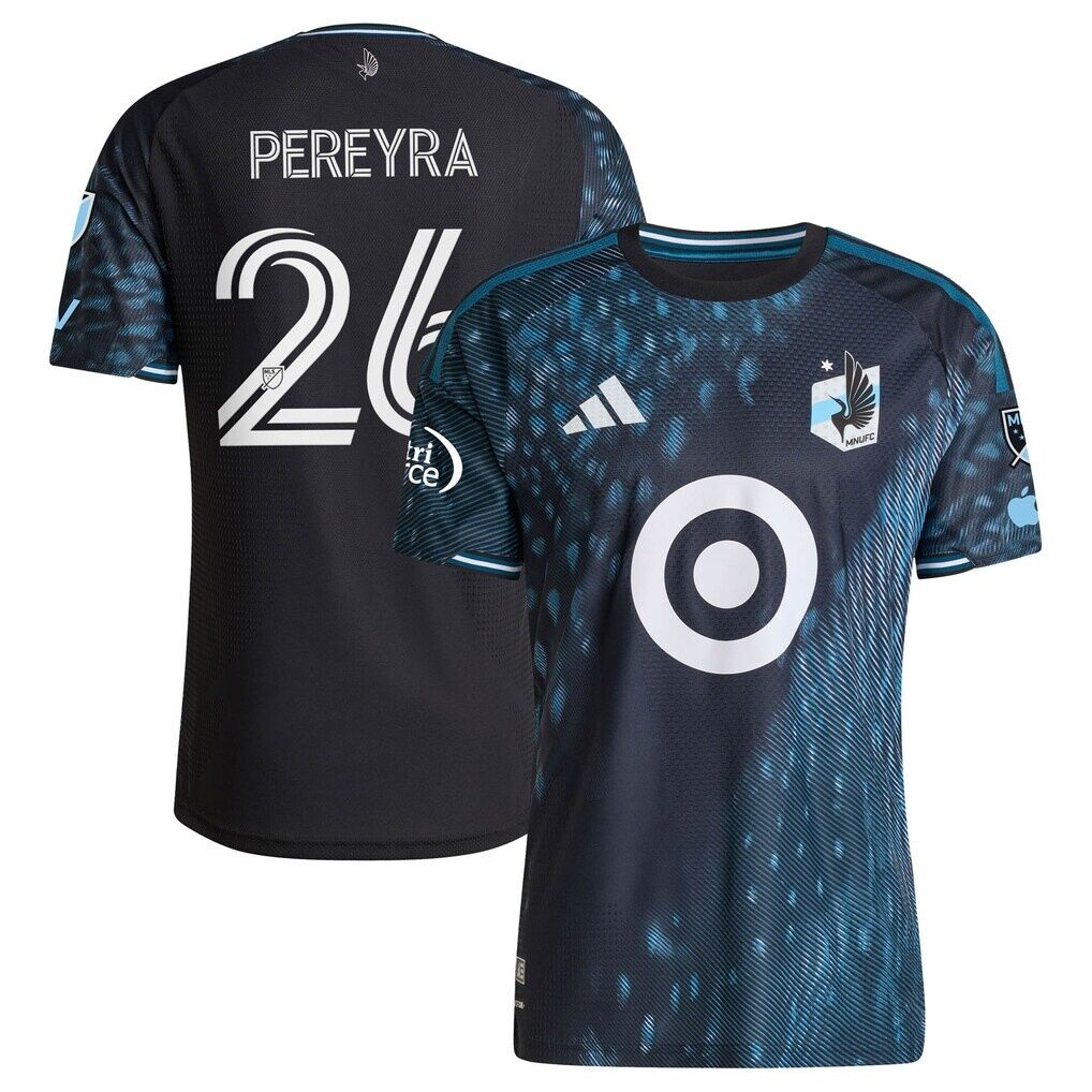 Joaquín Pereyra Minnesota United FC adidas 2026 The Decade Kit On-Field Authentic Patch Jersey