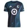 Joaquín Pereyra Minnesota United FC adidas 2026 The Decade Kit On-Field Authentic Patch Jersey - Black - Side View