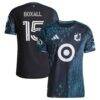 Michael Boxall Minnesota United FC adidas 2026 The Decade Kit On-Field Authentic Patch Jersey - Black - Front View