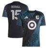 Michael Boxall Minnesota United FC adidas 2026 The Decade Kit Replica Jersey - Black - Front View