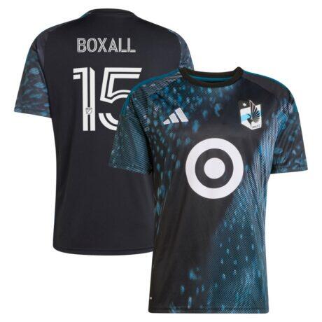 Michael Boxall Minnesota United FC adidas 2026 The Decade Kit Replica Jersey - Black - Front View