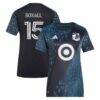 Michael Boxall Minnesota United FC adidas Women's 2026 The Decade Kit Replica Jersey - Black - Front View