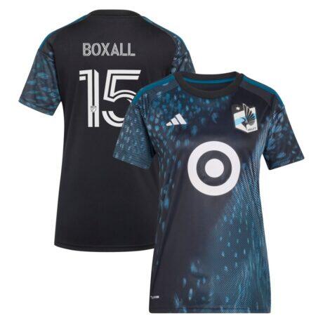 Michael Boxall Minnesota United FC adidas Women's 2026 The Decade Kit Replica Jersey - Black - Front View