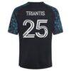 Nectarios Triantis Minnesota United FC adidas Youth 2026 The Decade Kit Replica Jersey - Black - Detail View