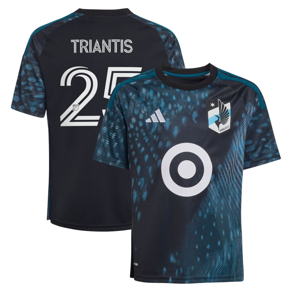 Nectarios Triantis Minnesota United FC adidas Youth 2026 The Decade Kit Replica Jersey