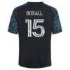 Michael Boxall Minnesota United FC adidas Youth 2026 The Decade Kit Replica Jersey - Black - Detail View